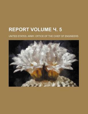 Book cover for Report Volume . 5