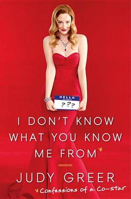 Book cover for I Don't Know What You Know Me from