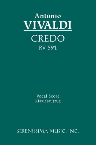 Cover of Credo, RV 591