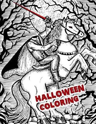 Book cover for Halloween Coloring