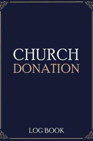Cover of Church Donation Log Book