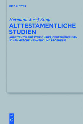 Cover of Alttestamentliche Studien