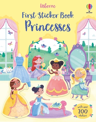 Cover of First Sticker Book Princesses