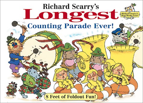 Book cover for Richard Scarry's Longest Counting Parade Ever!