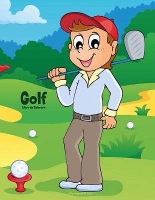 Cover of Golf Libro da Colorare 1