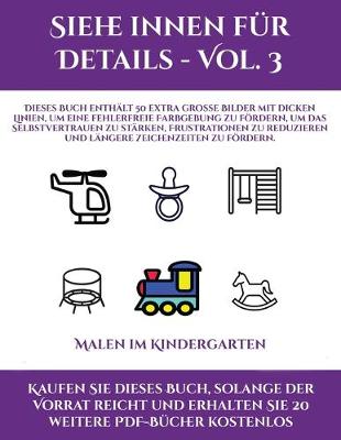 Book cover for Malen im Kindergarten (Siehe innen fur Details - Vol. 3)