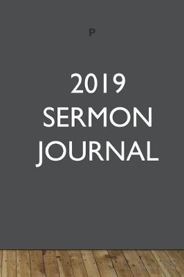 Book cover for 2019 Sermon Journal