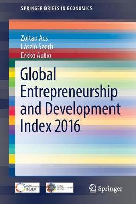 Book cover for Global Entrepreneurship and Development Index 2016