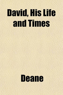 Book cover for David, His Life and Times