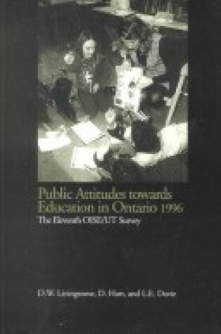 Cover of Public Attitudes towards Education in Ontario 1996