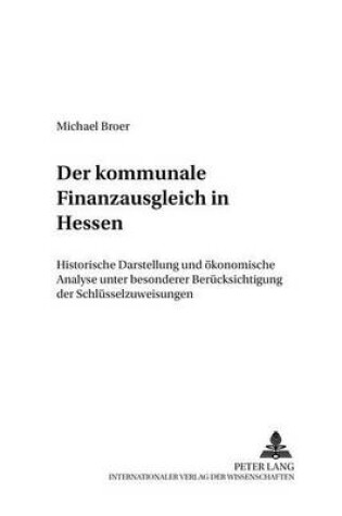 Cover of Der Kommunale Finanzausgleich in Hessen