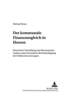 Cover of Der Kommunale Finanzausgleich in Hessen