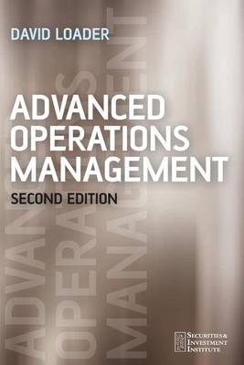 Cover of Advanced Operations Management