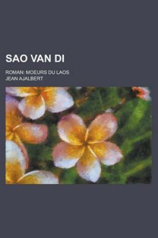 Cover of Sao Van Di; Roman