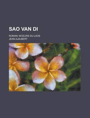 Book cover for Sao Van Di; Roman