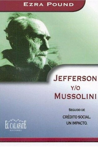 Cover of Jefferson Y/O Mussolini