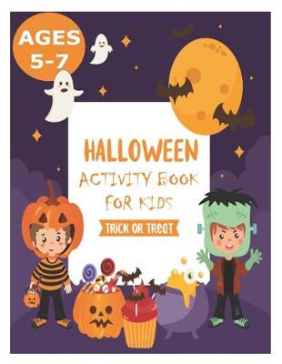 Book cover for Halloween Activity Books for Kids 5-7