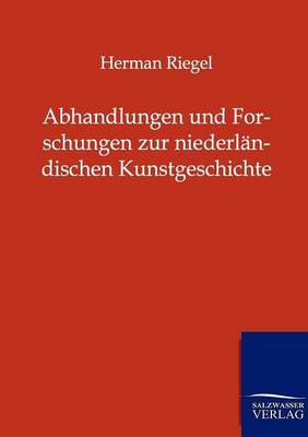 Book cover for Abhandlungen und Forschungen zur niederländischen Kunstgeschichte