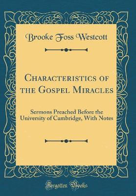 Book cover for Characteristics of the Gospel Miracles