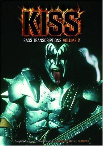 Book cover for "Kiss" Bass Transcriptions