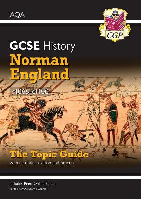 Book cover for GCSE History AQA Topic Revision Guide - Norman England, c1066-c1100