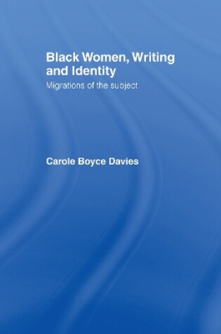 Cover of Black Women, Writing and Identity