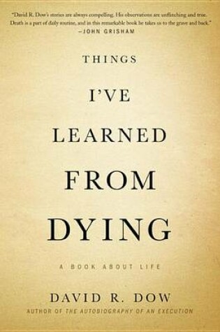 Cover of Things I've Learned from Dying
