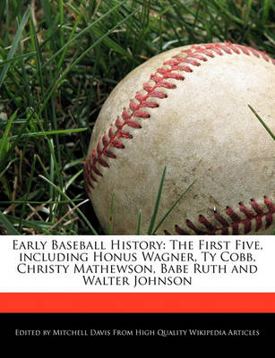 Book cover for Early Baseball History