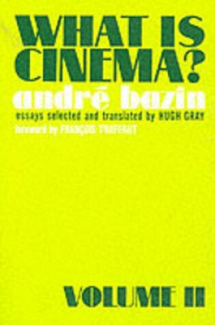 Cover of What is Cinema?