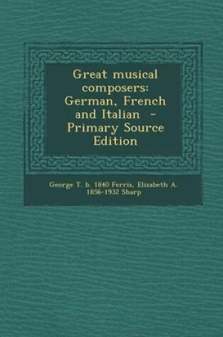 Cover of Great Musical Composers