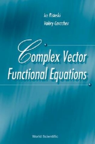 Cover of Complex Vector Functional Equations