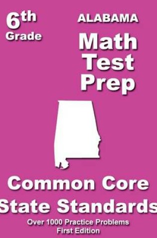 Cover of Alabama 6th Grade Math Test Prep