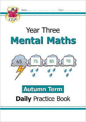 Book cover for KS2 Mental Maths Year 3 Daily Practice Book: Autumn Term