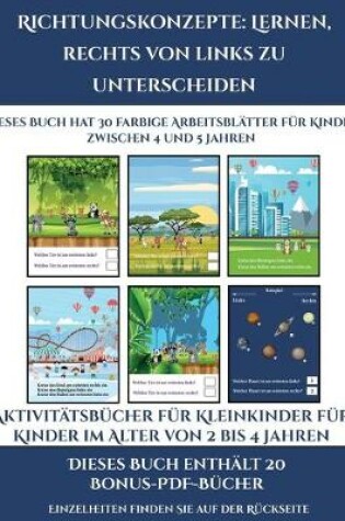 Cover of Aktivitätsbücher für Kleinkinder für Kinder im Alter von 2 bis 4 Jahren (Richtungskonzepte