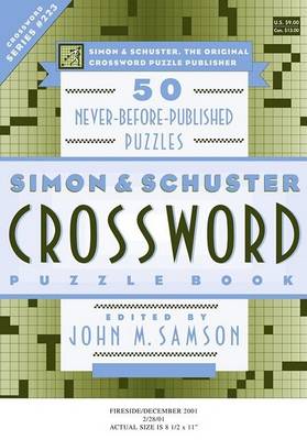 Book cover for Simon & Schuster Crossword Puzzle B