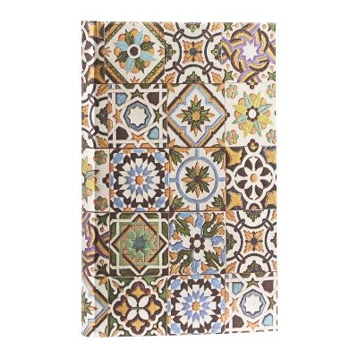 Book cover for Porto (Portuguese Tiles) Mini Lined Hardback Journal (Elastic Band Closure)
