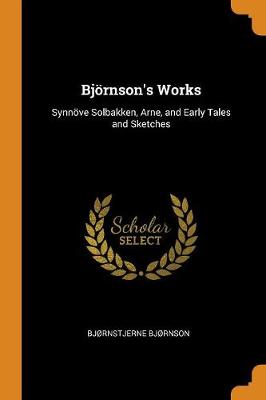 Book cover for Bjoernson's Works