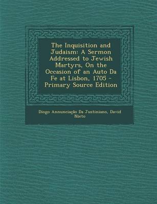 Book cover for The Inquisition and Judaism