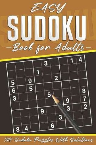 Cover of Easy Sudoku Book for Adults