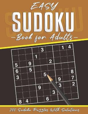 Book cover for Easy Sudoku Book for Adults