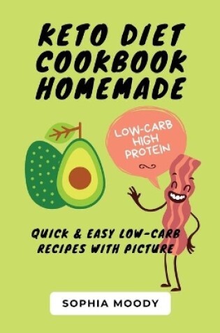 Cover of Keto diet cookbook homemade