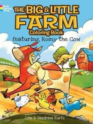 Book cover for The Big & Little Farm Coloring Book
