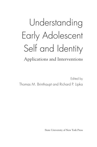 Cover of Understanding Early Adolescent Self and Identity