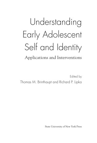 Book cover for Understanding Early Adolescent Self and Identity