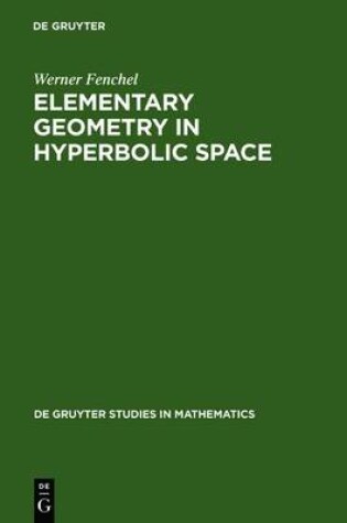 Cover of Elementary Geometry in Hyperbolic Space