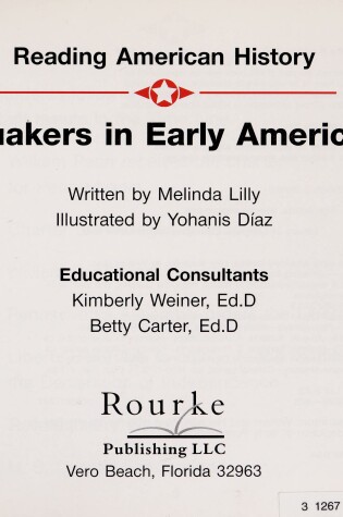 Cover of Quakers in Early America