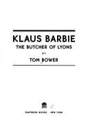 Book cover for Klaus Barbie