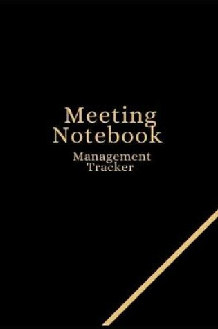 Cover of Meeting Notebook Management Tracker