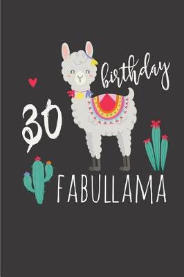 Book cover for 30 Birthday Fabullama