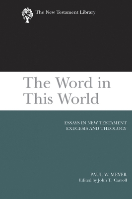 Book cover for The Word in This World